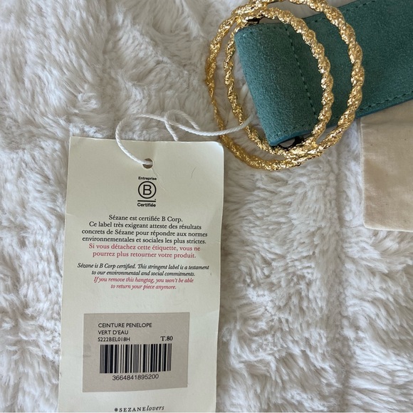 🌿|NWT| Sézane Penelope Belt- 80cm - Picture 7 of 13